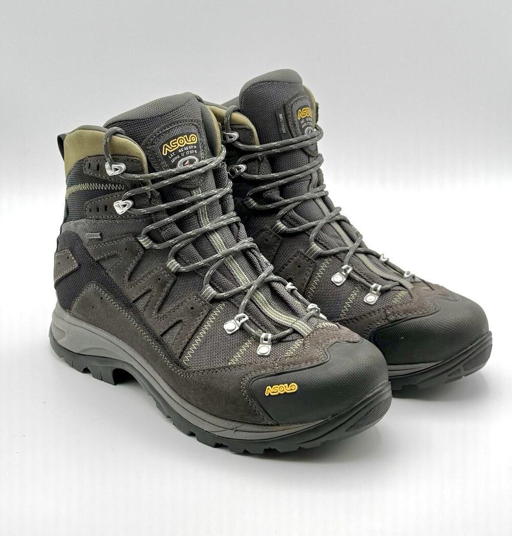 Asolo GTX Vibram Hiking Boots Men’s Size 11 U.S.- Gray/Brown - Pre Owned